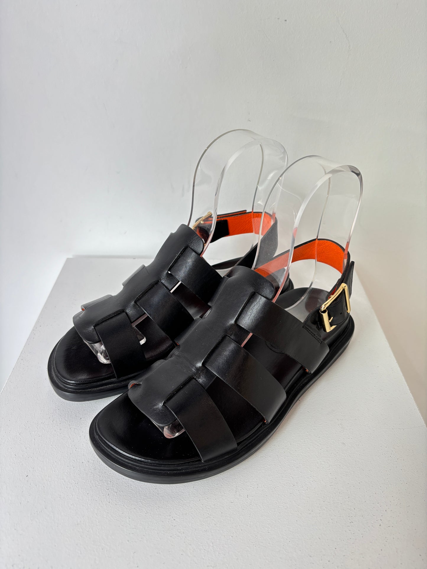 Marni 'Gladiator Fussbett' sandals ~ size 38