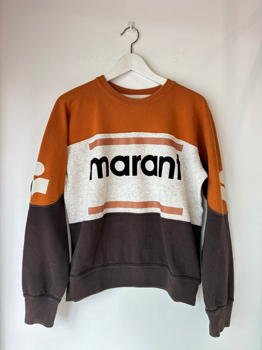 Isabel Marant Etoile logo sweatshirt ~ size 42 (au 12)