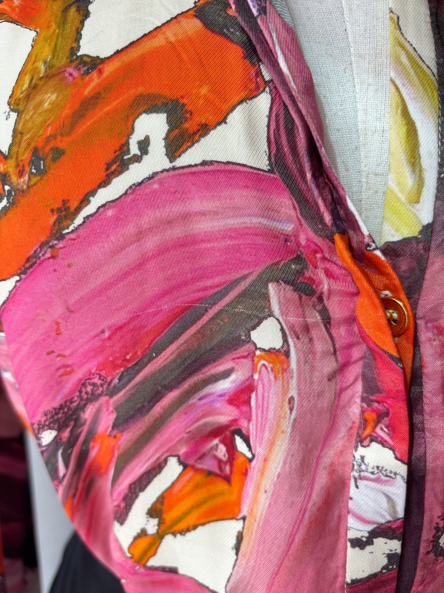 Manning Cartell 'Distored Floral' shirt ~ size 8