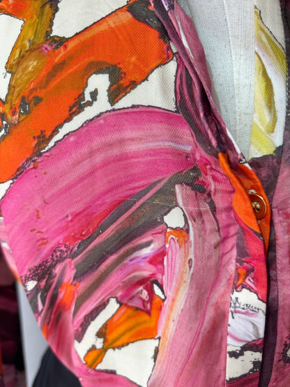 Manning Cartell 'Distored Floral' shirt ~ size 8