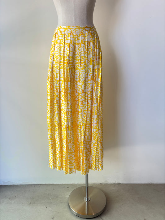 Runaway Bicycle Maxi Skirt ~ size Medium