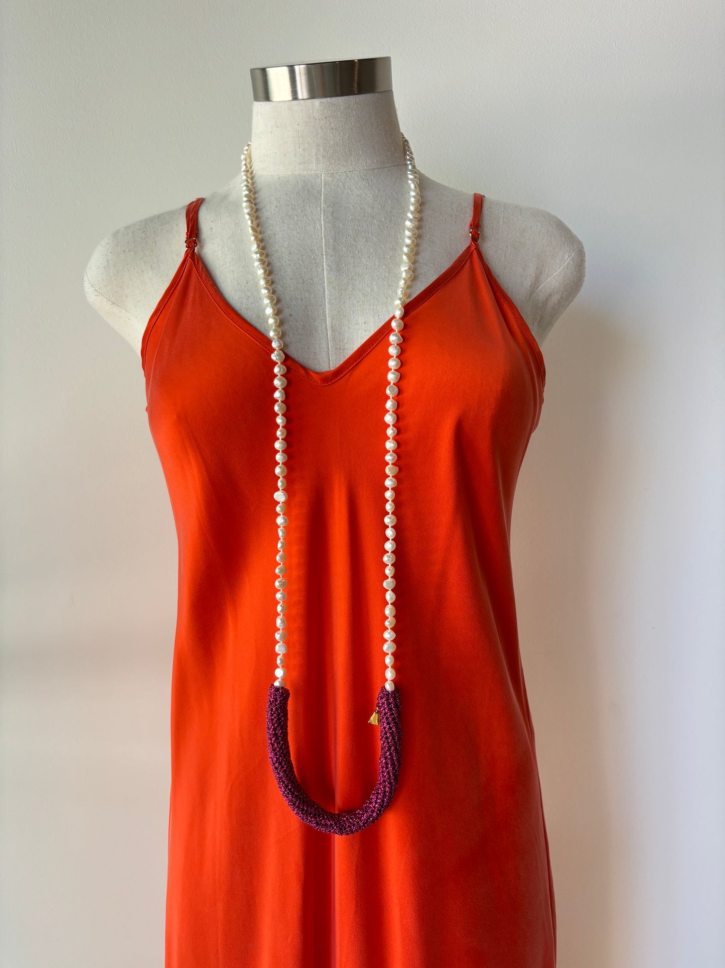 Lucy Folk Crochet Necklace