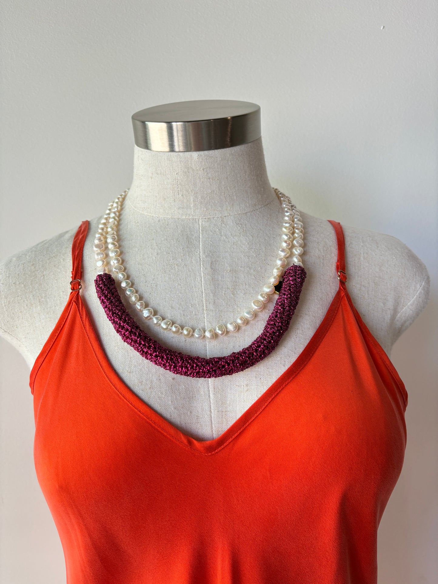 Lucy Folk Crochet Necklace