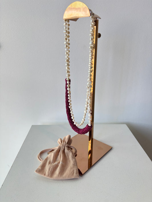 Lucy Folk Crochet Necklace