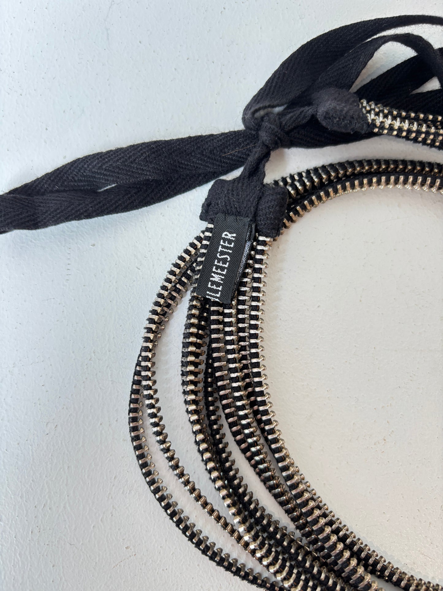 Ann Demeulemeester zipper necklace