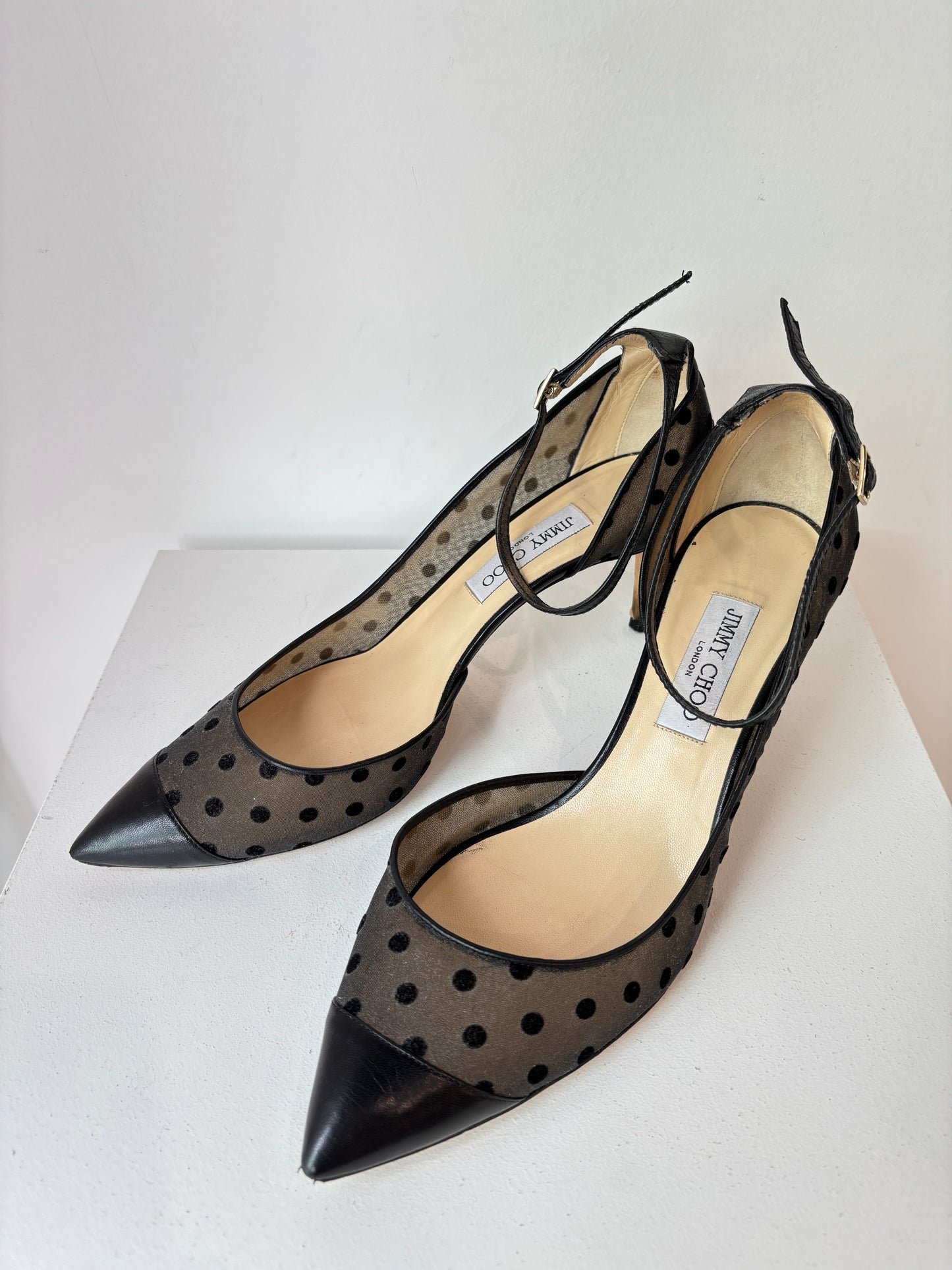 Jimmy Choo 'Lucy' spot pumps ~ size 43