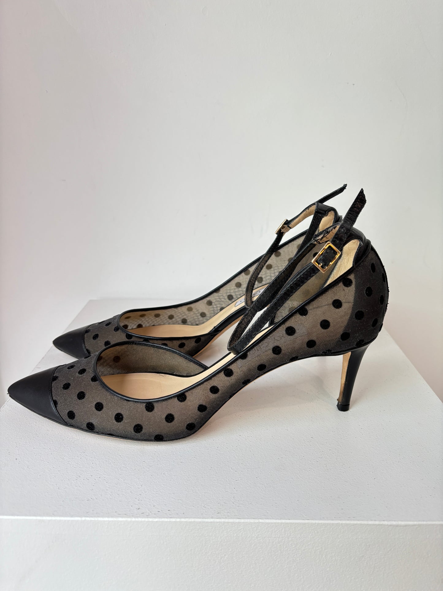 Jimmy Choo 'Lucy' spot pumps ~ size 43