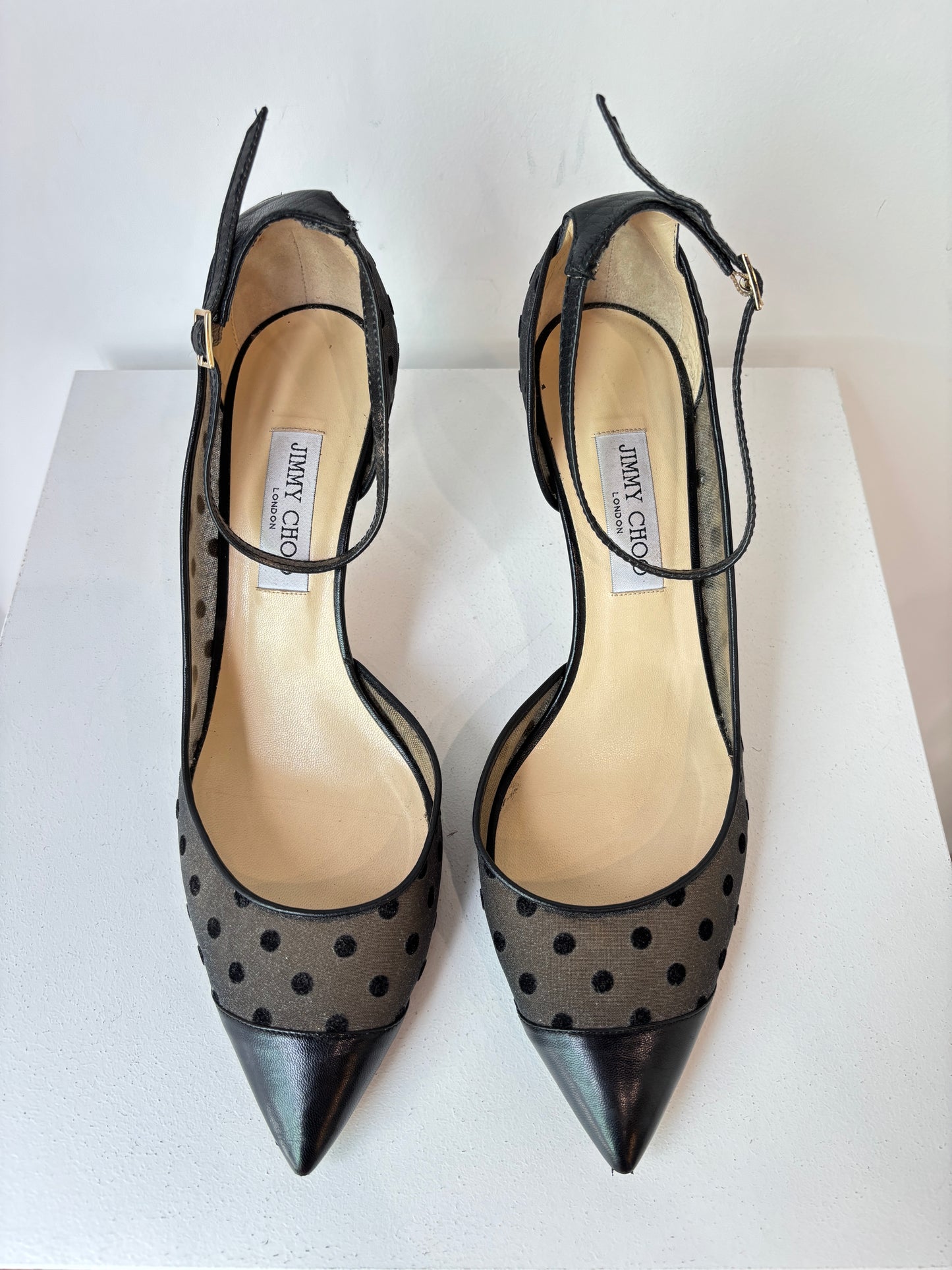 Jimmy Choo 'Lucy' spot pumps ~ size 43