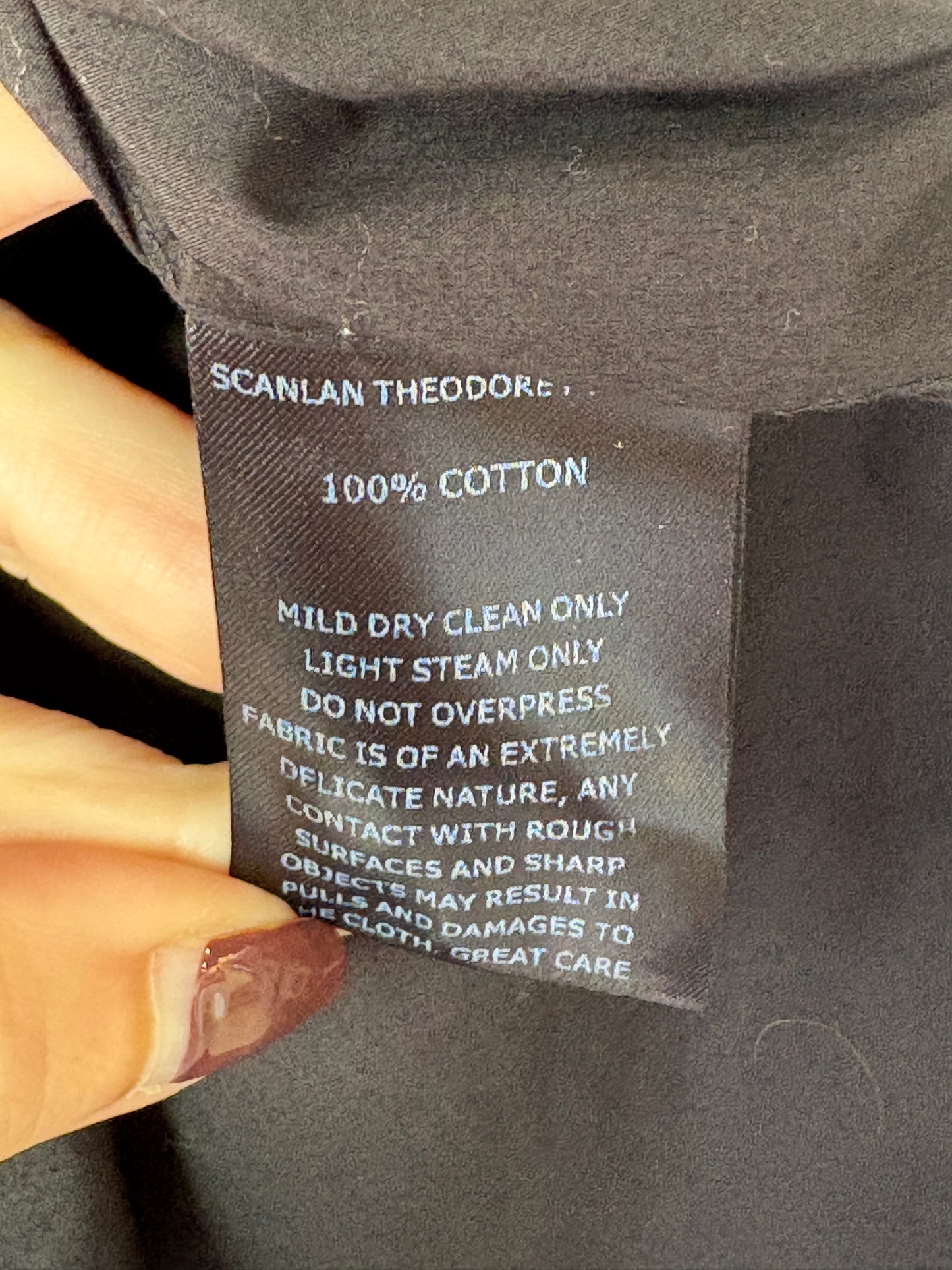 Scanlan Theodore Frill Neck Shirt ~ size 8