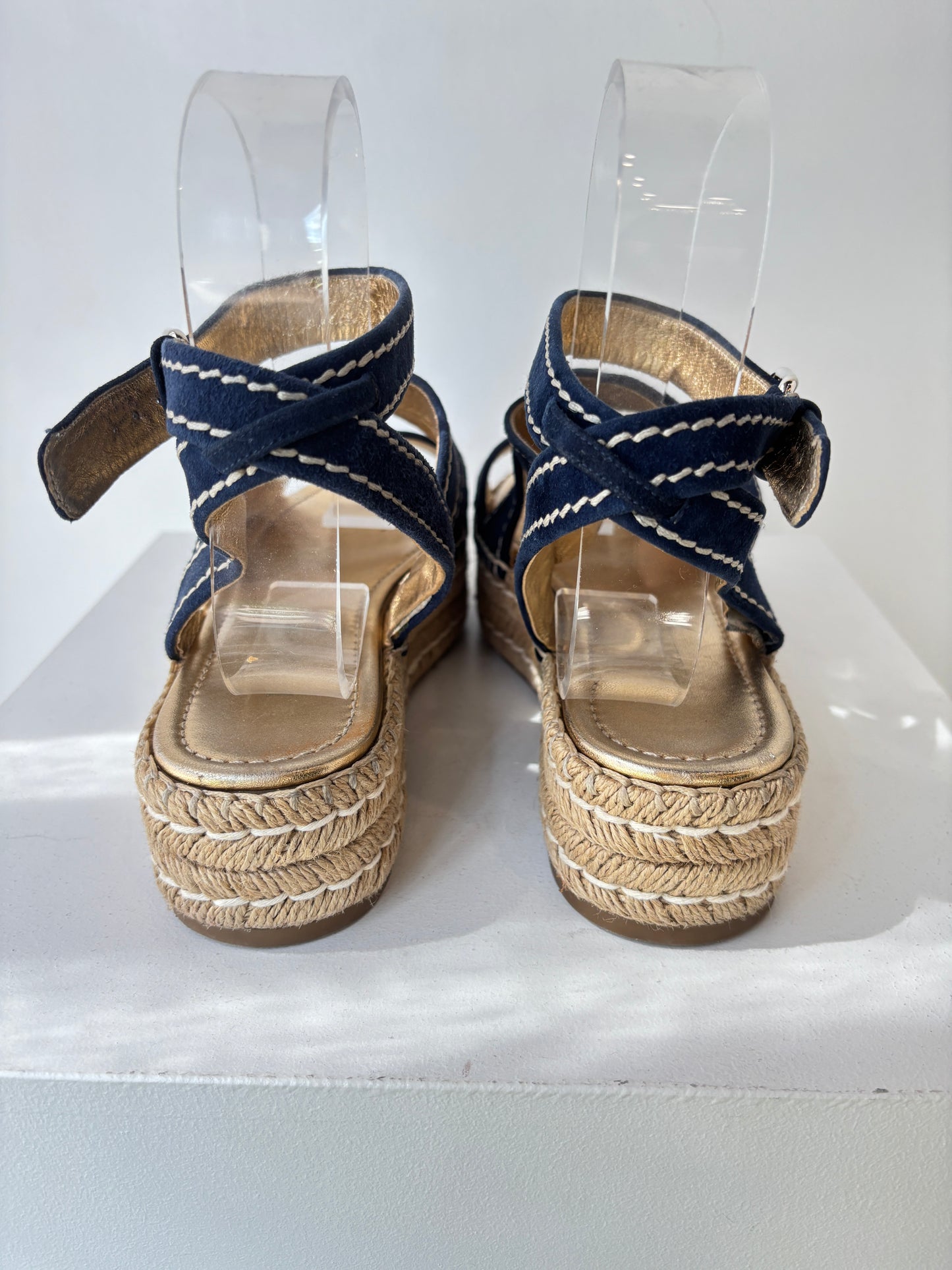 Prada suede espadrille sandals ~ size 41
