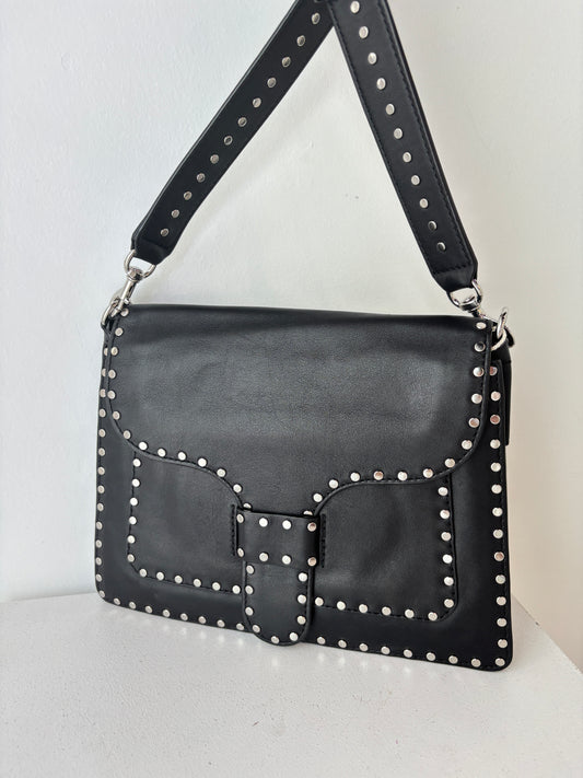 Rebecca Minkoff black studded bag