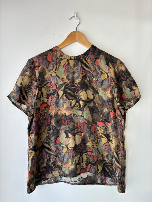 Valentino silk top ~ size M
