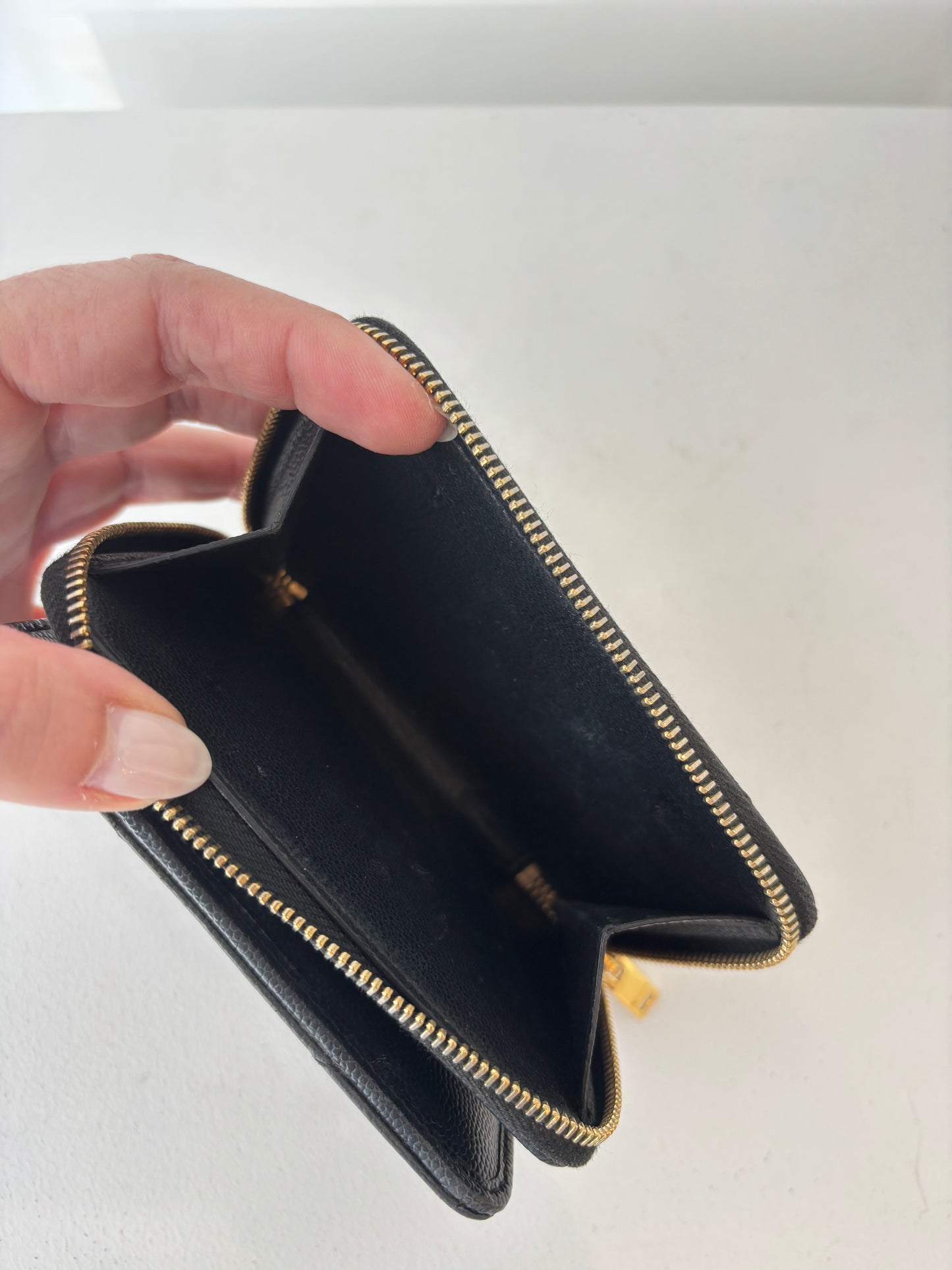 Saint Laurent "Cassandre' wallet