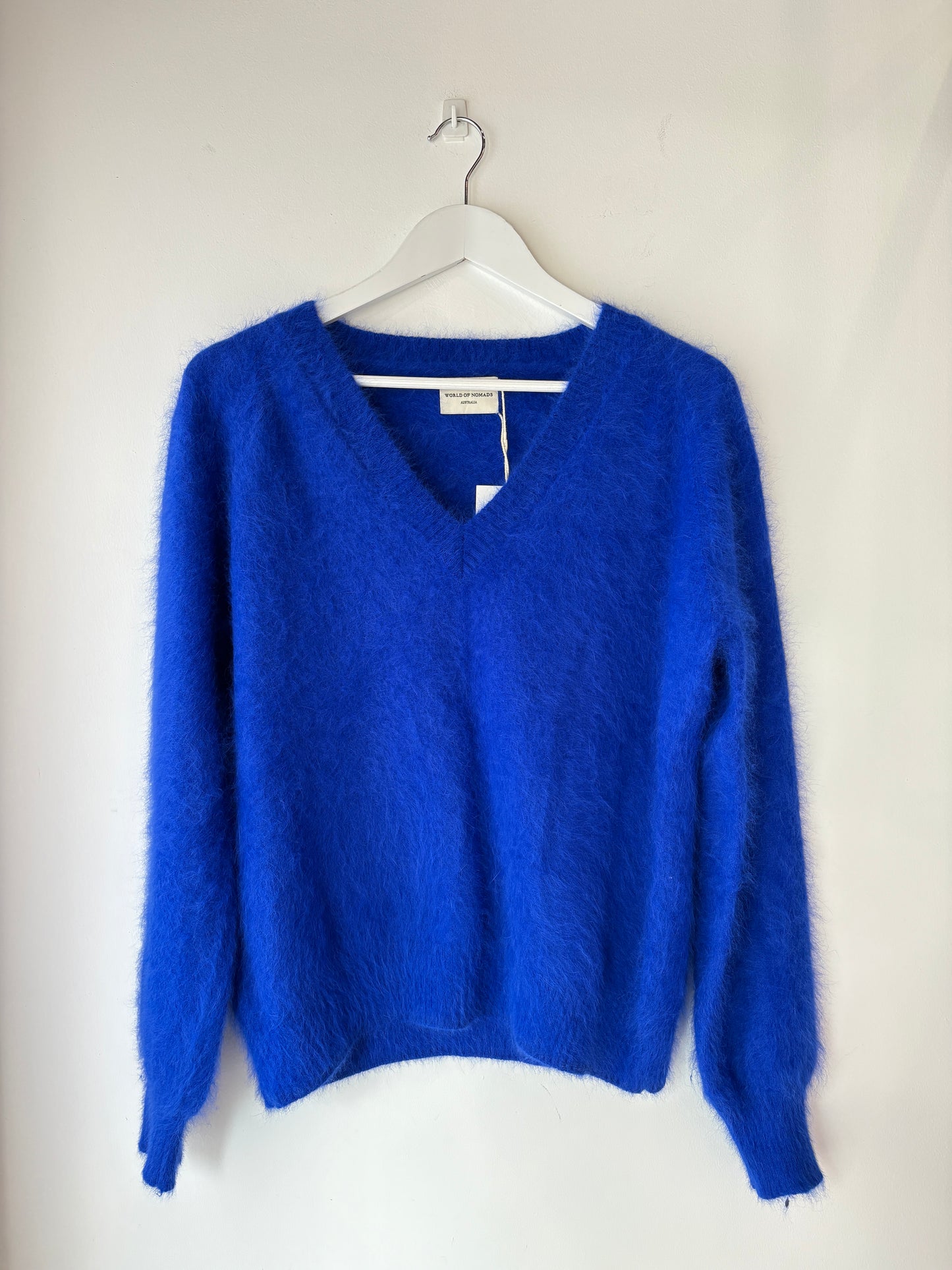 World of Nomads Blue Cashmere Knit - O/S
