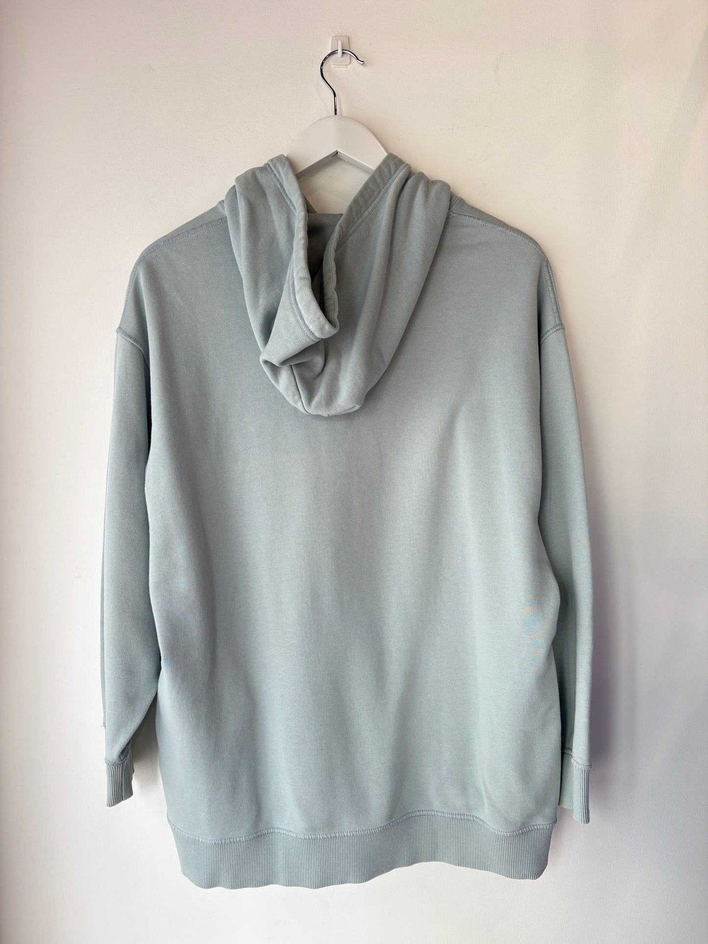 Kenzo Blue Logo Hooded Sweatshirt - Sz M