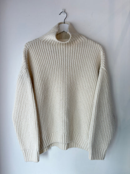 Anine Bing 'Sydney' Cream Knit - Sz XS