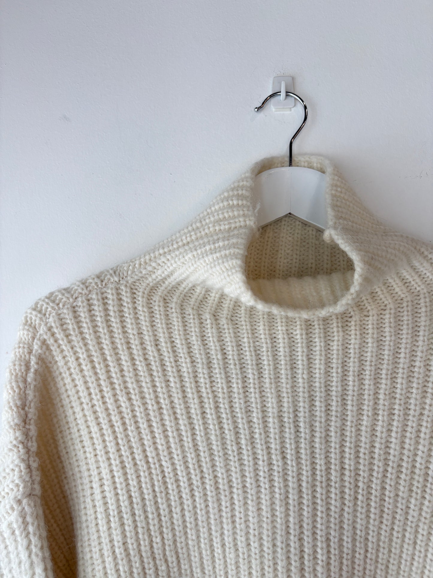 Anine Bing 'Sydney' Cream Knit - Sz XS