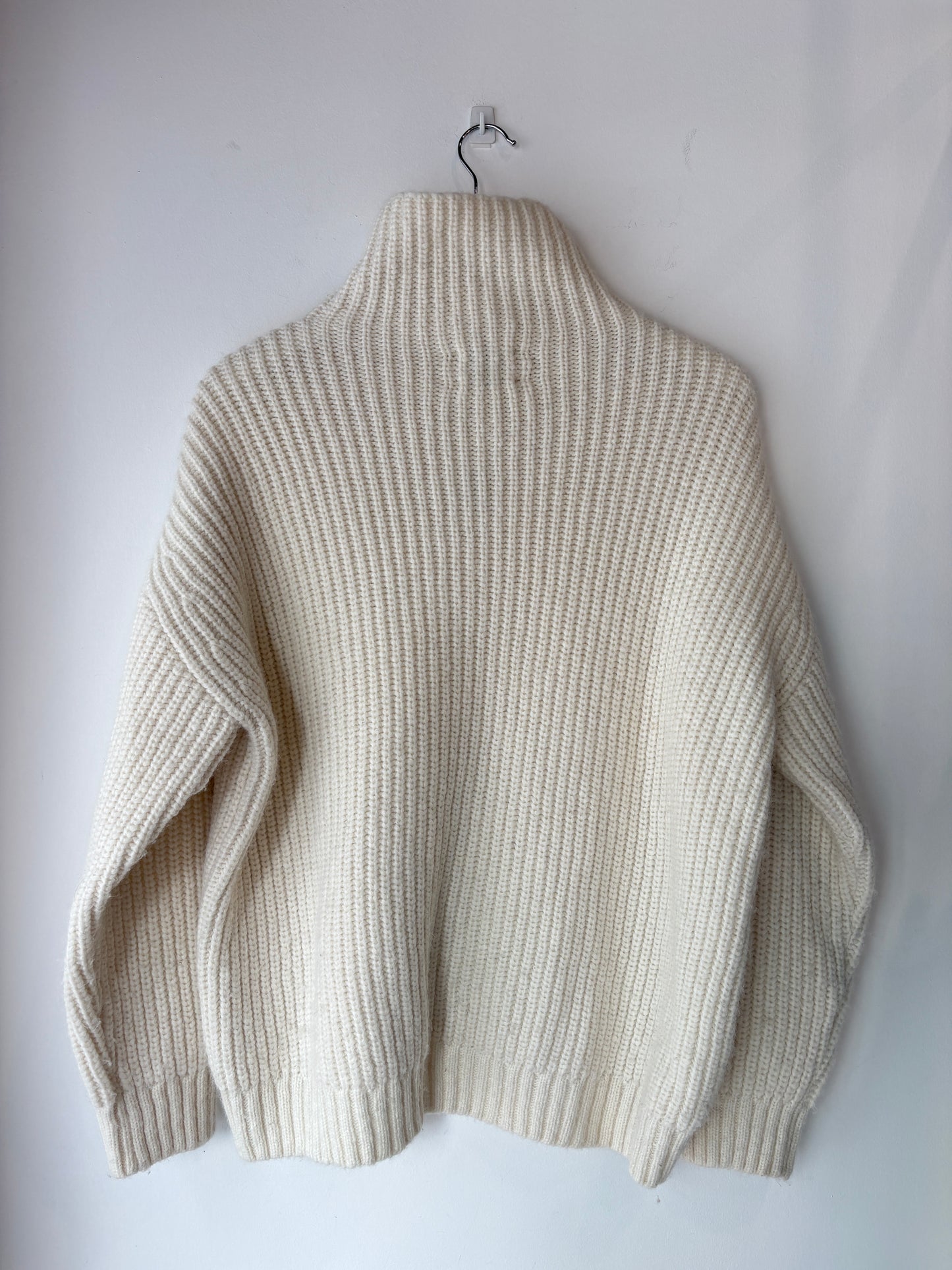 Anine Bing 'Sydney' Cream Knit - Sz XS