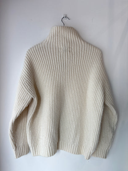 Anine Bing 'Sydney' Cream Knit - Sz XS