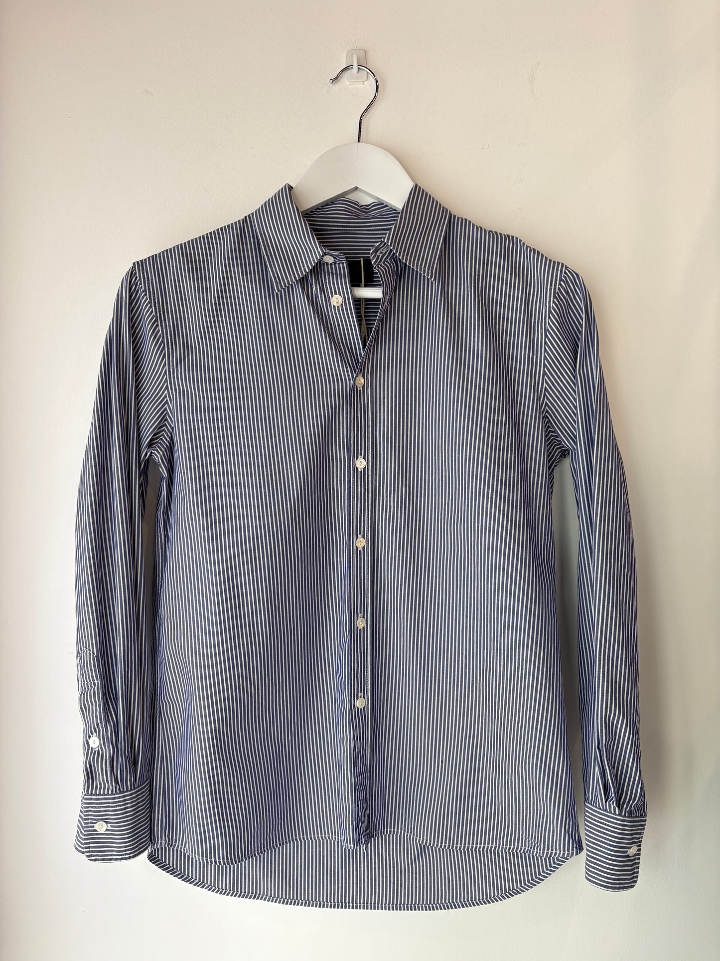 Nili Lotan stripe shirt ~ sz XS