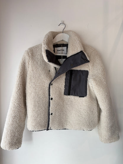Ena Pelly Teddy Bomber Jacket - Sz 6