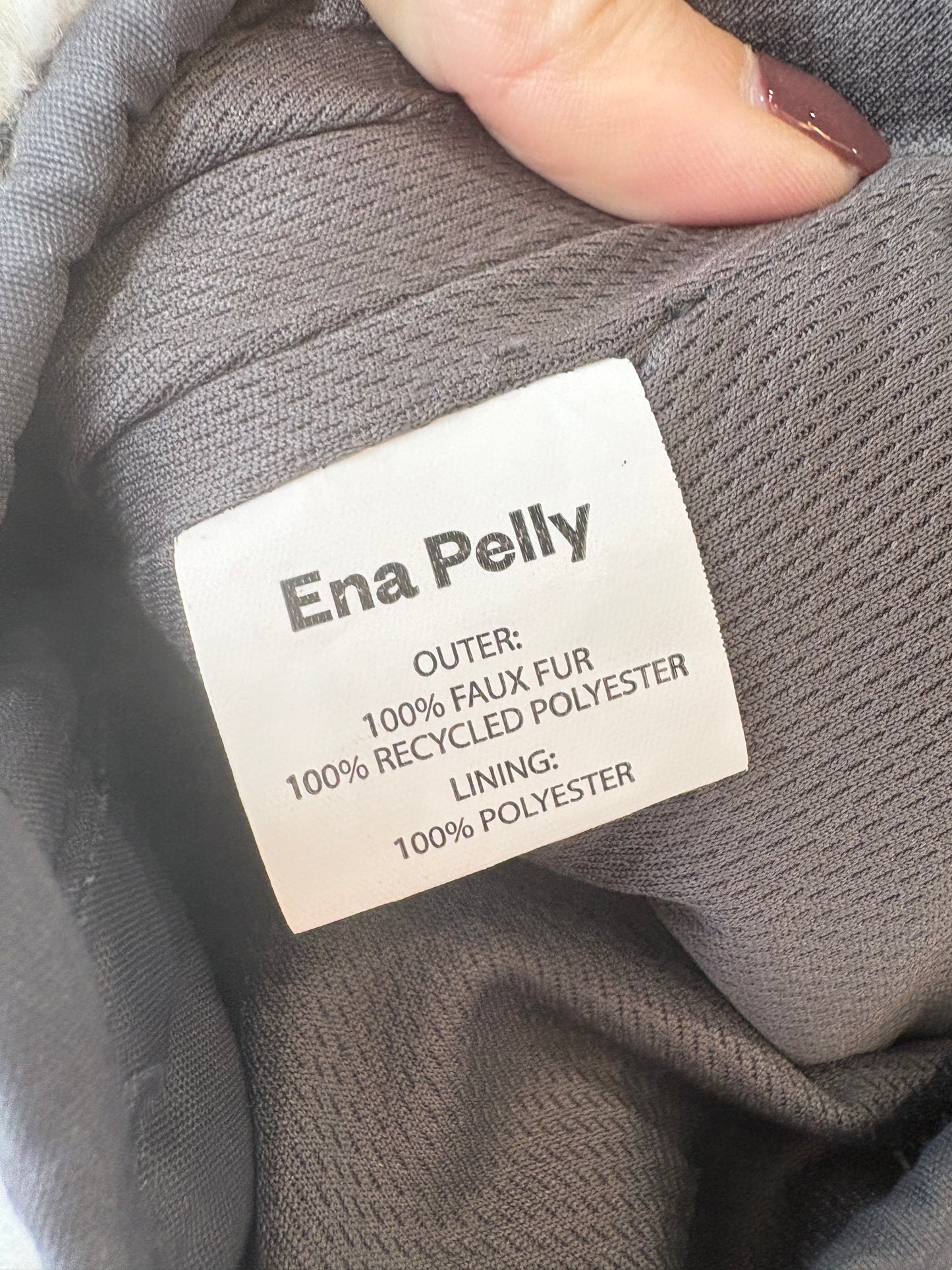 Ena Pelly Teddy Bomber Jacket - Sz 6