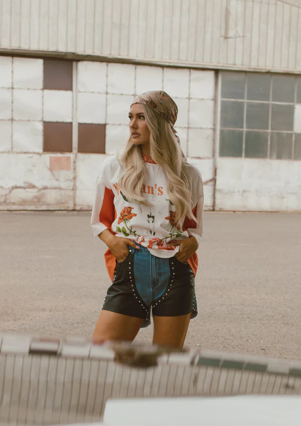 Far Mer. by Whitney Spicer 'Rosebite Racer' Tee - Sz M