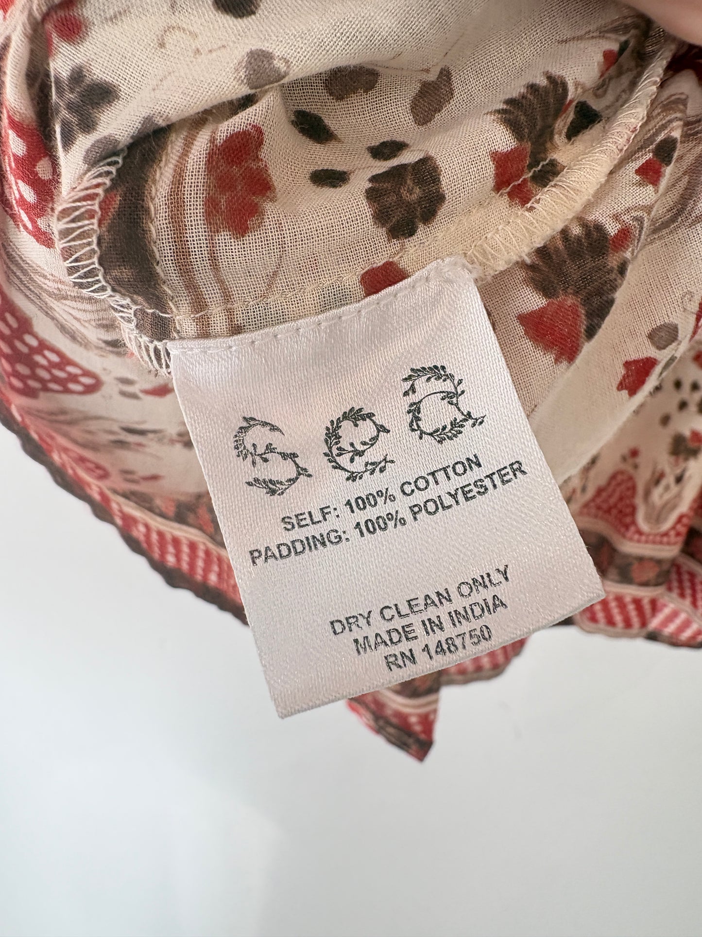 Sea New York 'Ivette' Cream Floral Top - Sz S