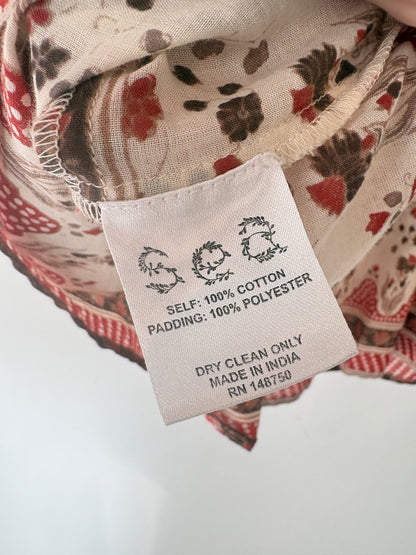 Sea New York 'Ivette' Cream Floral Top - Sz S