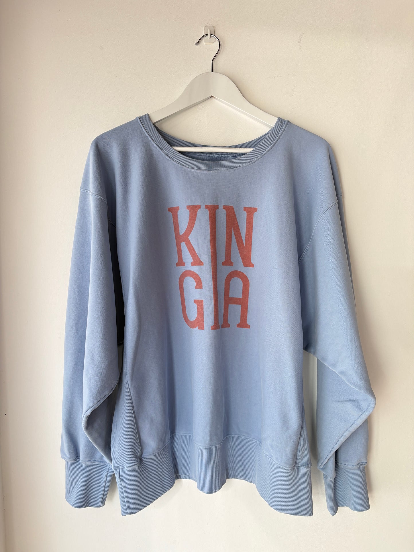 Kinga Csilla pale blue sweatshirt ~ sz S