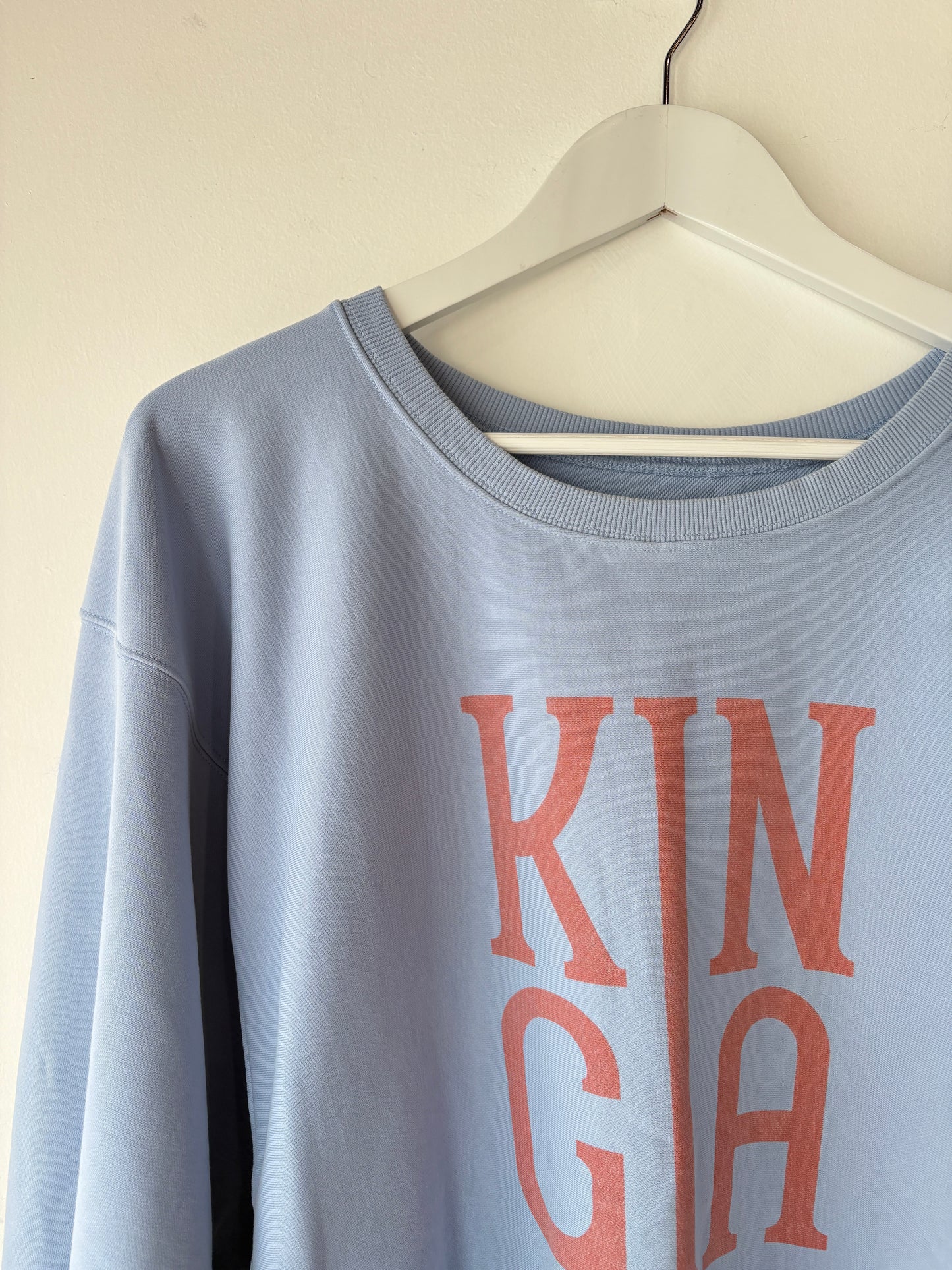 Kinga Csilla pale blue sweatshirt ~ sz S