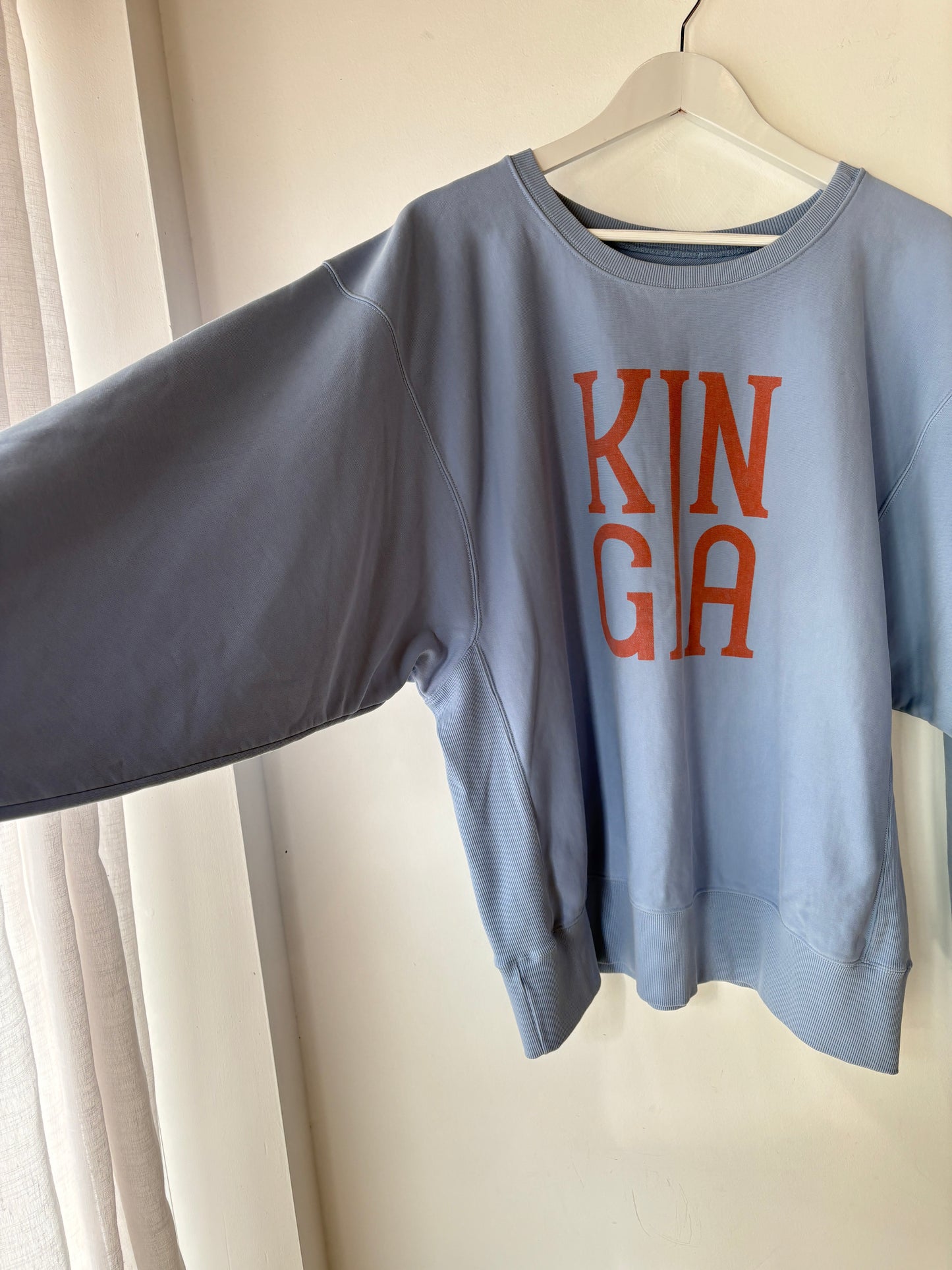 Kinga Csilla pale blue sweatshirt ~ sz S