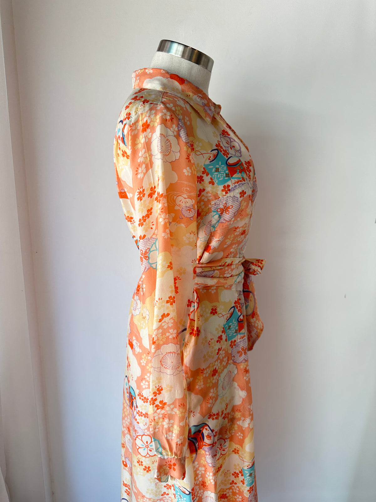 Flannel Silk Dress ~ size 1 (au 10)