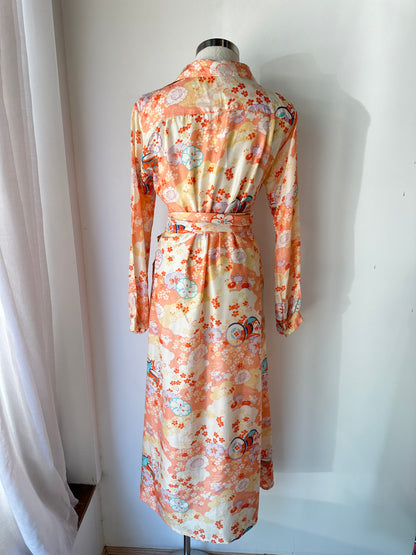 Flannel Silk Dress ~ size 1 (au 10)
