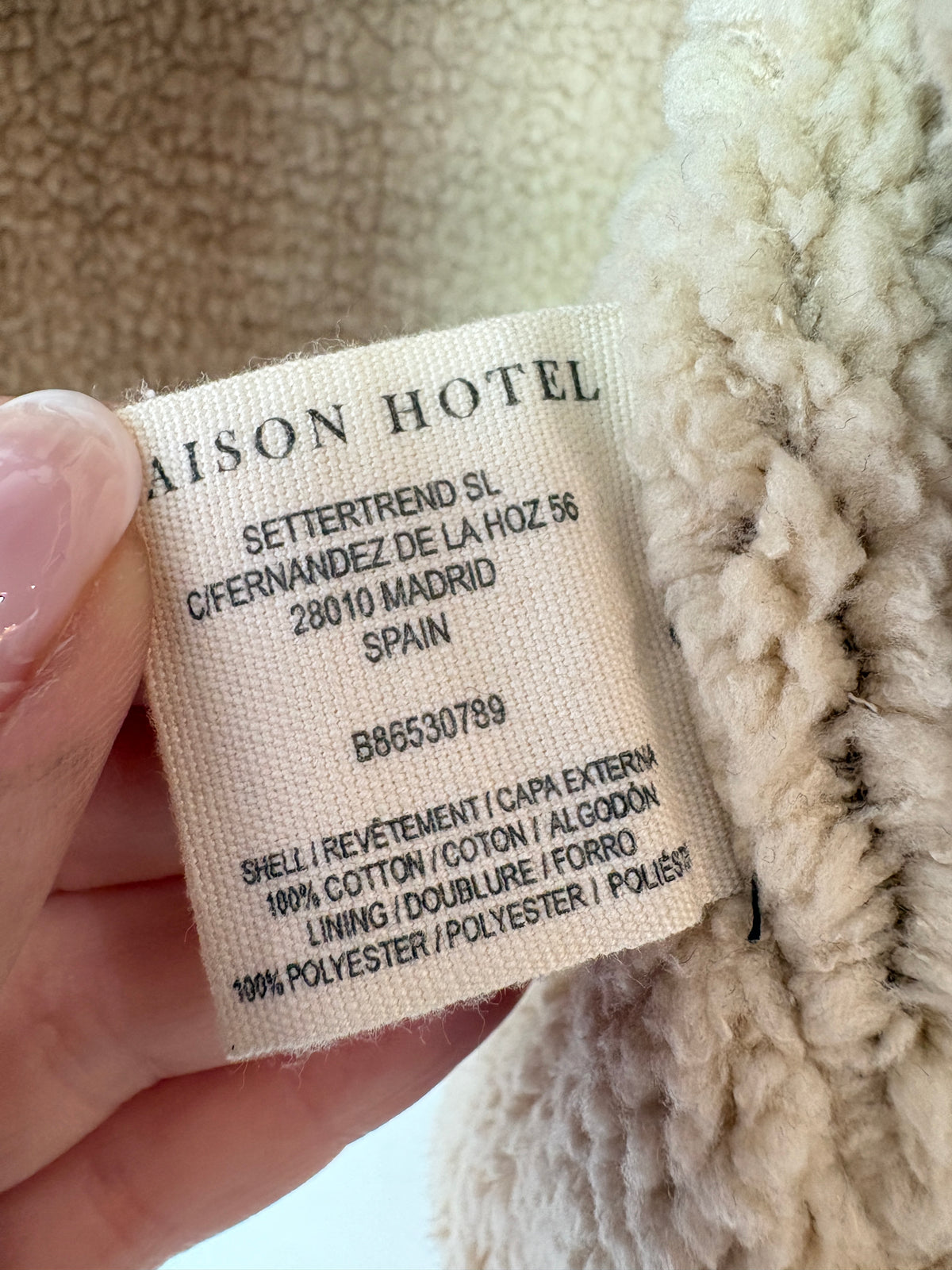 Maison Hotel 'Paco' Vest ~ size S