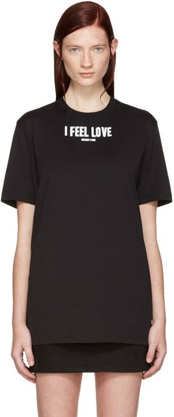 Givenchy 'I Feel Love' tee ~ size M