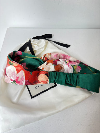 Gucci 'Blooms' silk headband