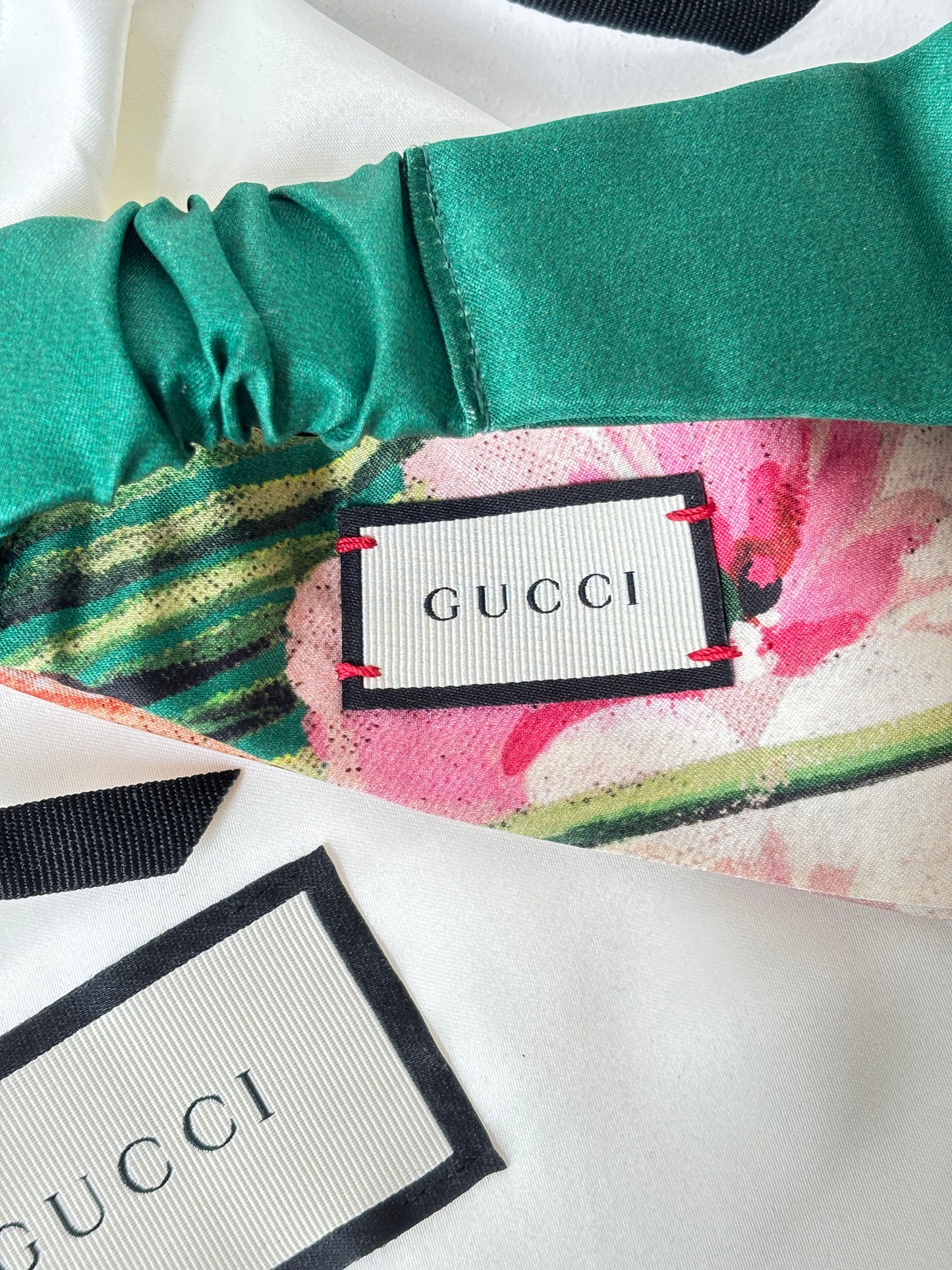 Gucci 'Blooms' silk headband