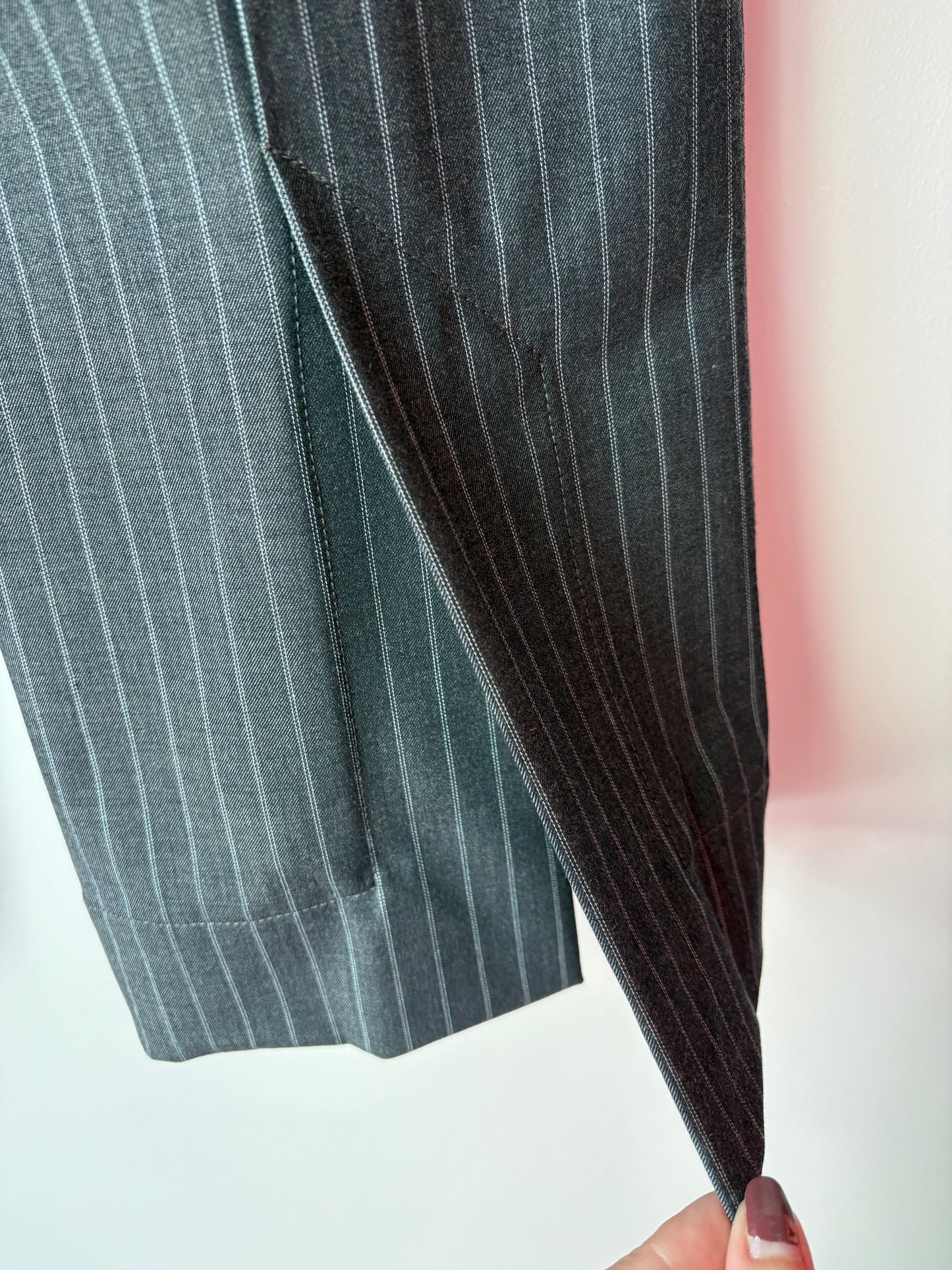 Ganni Pinstripe Pants ~ size 36 (au 8)