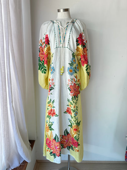 Farm Rio 'Bloom Garden' Dress ~ size Large