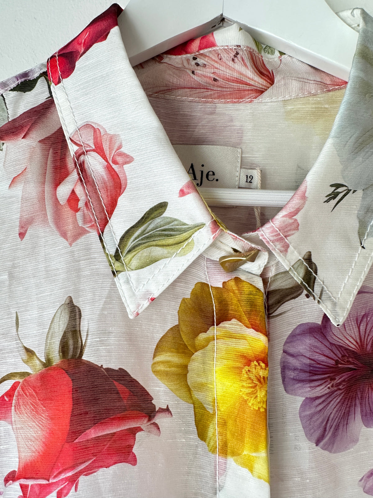 Aje 'Fleur' Shirt ~ size 12
