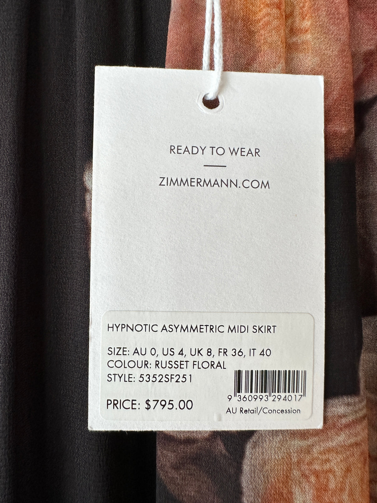 Zimmermann 'Hypnotic' Skirt ~ size 0 (au8)