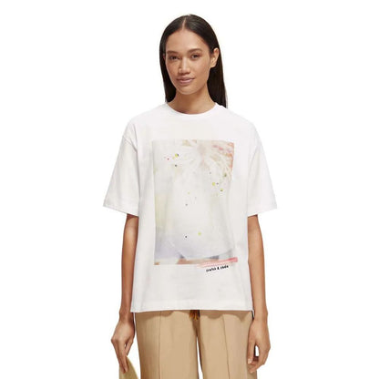 Scotch & Soda 'Pixel Flower' Tshirt ~ size Medium