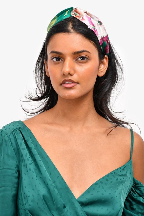 Gucci 'Blooms' silk headband